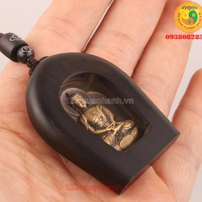 Mặt dây chuyền Phật A Di Đà bằng đồng